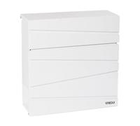 Armor E6901 Boîte Aux Lettres Individuelle En Acier Avec Porte-journaux, Taille M (format A4), Boîte Aux Lettres Design Moderne Avec Couvercle De Protection Et Support à Journaux, Blanc - Arregui