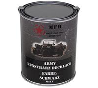 ARMY LAQUE MAT BOITE 1L (NOIR)