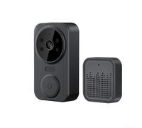 ARMYJY Sonnettes de porte vidéo, sans fil WiFi à distance Smart Video Doorbell Camera bidirectionnelle audio interphone vocal (noir)