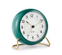 Arne Jacobsen Clocks Horloge de table AJ Station verte vert