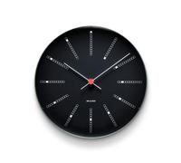 Arne Jacobsen Clocks Horloge murale AJ Bankers noir Ø 29 cm
