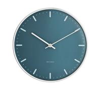 Arne Jacobsen Clocks Horloge murale Arne Jacobsen City Hall Bleu. Ø21 cm