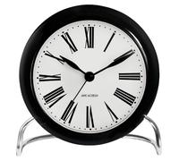 Arne Jacobsen Clocks Horloge de table AJ Roman noir