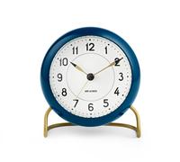 Arne Jacobsen Clocks Horloge de table AJ Station bleu pétrole bleu marine
