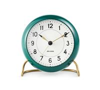 Arne Jacobsen Station Horloge de table Rosendahl Timepieces Vert-Blanc - 5709513436775