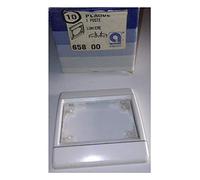 Arnould 65800 Plaque enjoliveur 1 Poste - Club lumière - Blanc