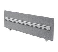 ARO | Panneau de séparation acoustique + glissière Orga - Accessoires 160 cm Gris Chiné