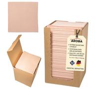 Aroba Airlaid Lot de 100 serviettes cocktail, semblables à du tissu, 20 x 20 cm, pliables en 1/4, qualité supérieure, disponibles en 21 s, pour mariage, anniversaire, bar, café, discothèque