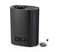 AROEVE 6L Ultrasons Humidificateur d'Air Chambre 60h Silencieux 25dB | Diffuseur d'Huiles Essentielles, Contrôle Intelligent de l'Humidité, Humidificateur à Ultrasons pour Bébé et Enfants, Plantes