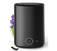 AROEVE Humidificateur d'air 5L Remplissage Dessus Buse 360° Autonomie 50H | à Brumisateur Ultrasonique avec Diffuseur d'Huile Essentielle, Veilleuse 28dBH, pour Chambre de Bébé, Maison & Plantes