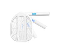 AROEVE Raquette Electrique Insectes Pliable 4000V Attraction par lumière