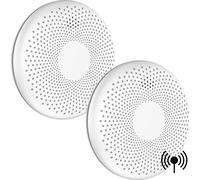 Aroha Link Détecteur Combiné avec Fumée et Monoxyde de Carbone Interconnecté - Batterie de 10 Ans ﾖ Alarme Incendie & Détecteur de CO Connecte - 2 pièces