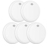 Aroha Safety Pro Détecteur Combiné avec Fumée et Monoxyde de Carbone - Batterie de 10 Ans -Alarme Incendie & de Monoxyde de CO Sleep Line - 5 pièces