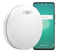 Aroha Smart Connect & Link Détecteur de Fumée Interconnecté WiFi - Batterie de 10 Ans - Alarme Incendie Connecté Avec Smart Life & Tuya - 1 pièce G