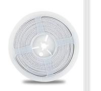 Aroidful 4 Broches RVB Fil Électrique Bande LED Câble D'extension Cordon | 32.8ft/10M pour SMD RVB 5050/3528 LED Bande Lumière, Blanc
