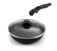 Arom - 1 sauteuse 24 cm avec couvercle et poignée amovible