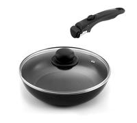 Arom - 1 sauteuse 24 cm avec couvercle et poignée amovible