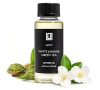 Aroma by Lulu - Jasmin blanc et thé vert - Huile parfumée de luxe pour diffuseurs d'air froid sans eau - Mélange d'huiles parfumées d'aromathérapie pour la maison ou le bureau