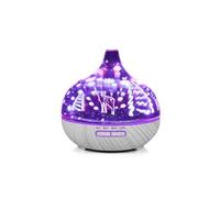 Aroma Night Light 3D par ultrasons Diffuseur Huile Essentielle Aromathérapie Humidificateur