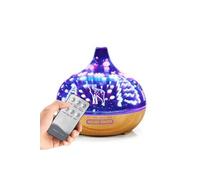 Aroma Night Light 3D par ultrasons Diffuseur Huile Essentielle Aromathérapie Humidificateur