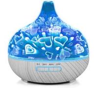 Aroma Night Light 3D par ultrasons Diffuseur Huile Essentielle Aromathérapie Humidificateur G