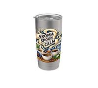 AROMA SPOON CALM Dégustation calme du café Gobelet isotherme en acier inoxydable double paroi