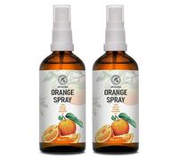 Aroma Spray à l'Huile Essentielle d'Orange - 2x100ml - Ensemble de Pulvérisation d'Huile d'Orange - Brume d'Ambiance - Oreiller et Spray de Lin - Spray d'Ambiance - Fleur d'Oranger