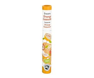 AROMANDISE Cannelle Encens Végétal, Extraits de Plantes, Orange, 2.5 x 2.5 x 18 cm BIO10
