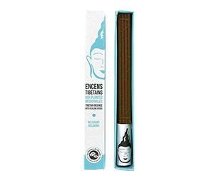 AROMANDISE Encens Tibétain Relaxant, Extraits de Plantes, Naturel, 2.6 x 2.6 x 21 cm ET8