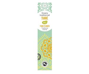 AROMANDISE Ht. Tiare Encens Indien, Extraits de Plantes, Naturel, 1 x 5.5 x 26 cm EI9