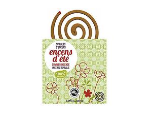 AROMANDISE Spirales Encens Eté, Extraits de Plantes, Naturel, 12.5 x 12.5 x 2.5 cm EKSMO