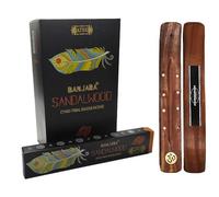 Aromasenses - Encens Banjara 15 grammes Sahumerium - Boîte complète de 12 sachets de 15 grammes chacun. (Sandalo)