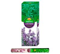 AROMASENSES | Encens Rue & Lavande Sac | Coffret Encens de l’Inde avec 6 Tubes Hexagonaux et 20 Bâtonnets d’Encens Chacun | Éloigne Les Énergies Négatives, l’Envie | Calme et Réduit Le Stress
