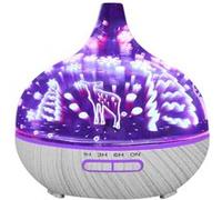 Aromathérapie ultrasonique humidificateur d'huile essentielle de diffuseur d'arôme veilleuse 3D - Multicolore Multicolore G