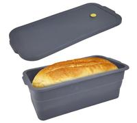 Aromaticaerope Moule Pain de Mie avec Couvercle, Moule Cake Silicone Pliable, Surface Résistante à la Chaleur et Antiadhésive, Idéal pour la Cuisson de Pain de Mie (32 × 14.5 × 11.5 cm)