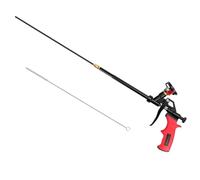 AROMUJOY Pistolet applicateur de mousse PU, 1 pièce Pistolet applicateur de mousse de construction, Pistolet à mousse en expansion de 63 cm en métal, Pistolet doseur professionnel avec interrupteur