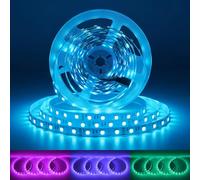 Arotelicht Bande LED 5m 24V RGB Ruban LED SMD5050 300Leds chaîne légère à changement de couleur Ruban lumineuse 60LEDs/m IP20, peut être découpée Bandes LED pour la décoration intérieure