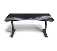 Arozzi Bureau de jeu Arena – 160x82 cm – Tapis souris lavable intégral – Métal foncé Galaxie