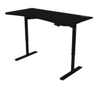 Bureau Gamer Arozzi Arena Moto - 160x82 cm Bureau Gaming Électrique à Hauteur Réglable avec Double Moteur, Cadre Acier, Rangement pour Câbles - Tapis de Souris Lavable Intégral - Noir Intense