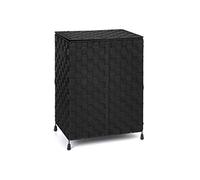 Arpan Panier à Linge - Panier à Linge avec Couvercle et poignée d'insertion pour Un Transport Facile - Boîte de Rangement Pratique pour vêtements, Jouets (Noir)