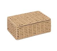 Arpan Panier de Rangement en Corde de Papier Naturel avec Couvercle Taille S