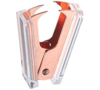 Arrache-agrafes de Bureau Compact en ABS Métal, Retrait Rapide | Outil Portable à Surface Lisse, Usage Maison et Bureaux, Format Discret, Accessoire Pratique pour Travail Quotidien