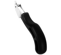 Arrache-agrafes Manuelle Portable Multi-fonction pour Atelier et Bricolage | Acier Inoxydable et Caoutchouc, Prise Confortable, Format Compact, Usage en Boîte à Outils, Noir