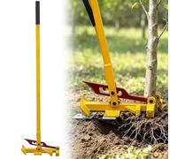 Arrache-Racines d'Arbres, pour les Petits Arbres et Petites Souches | Mâchoire Réglable et Pince Crantée, Action Manuelle à Levier et Structure Robuste pour Arracher les Racines d'Arbres