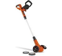 Arrachette à mauvaises herbes télescopique à batterie 20 V avec brosse en nylon et acier - Outil de jardinage