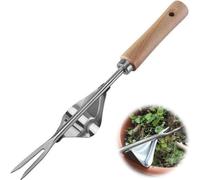Arrachoir à mauvaises herbes avec lame en acier - Outil de jardinage pratique pour éliminer efficacement les mauvaises herbes