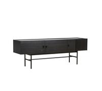 Array Buffet Bas (150cm) Chêne Laqué Noir Woud - 5712800017304