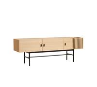 Woud Table d'appoint Array. 150 cm Chêne pigmenté blanc