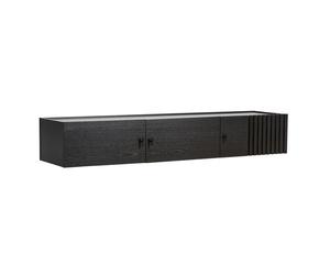 Array Buffet Bas Mural Chêne Laqué Noir Woud - 5712800015980