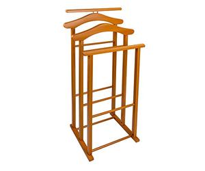 Arredamenti Italia 107 Maxi CILIEGIO Valet de Chambre Triple Bois Merisier 35 x 35 x 102 cm